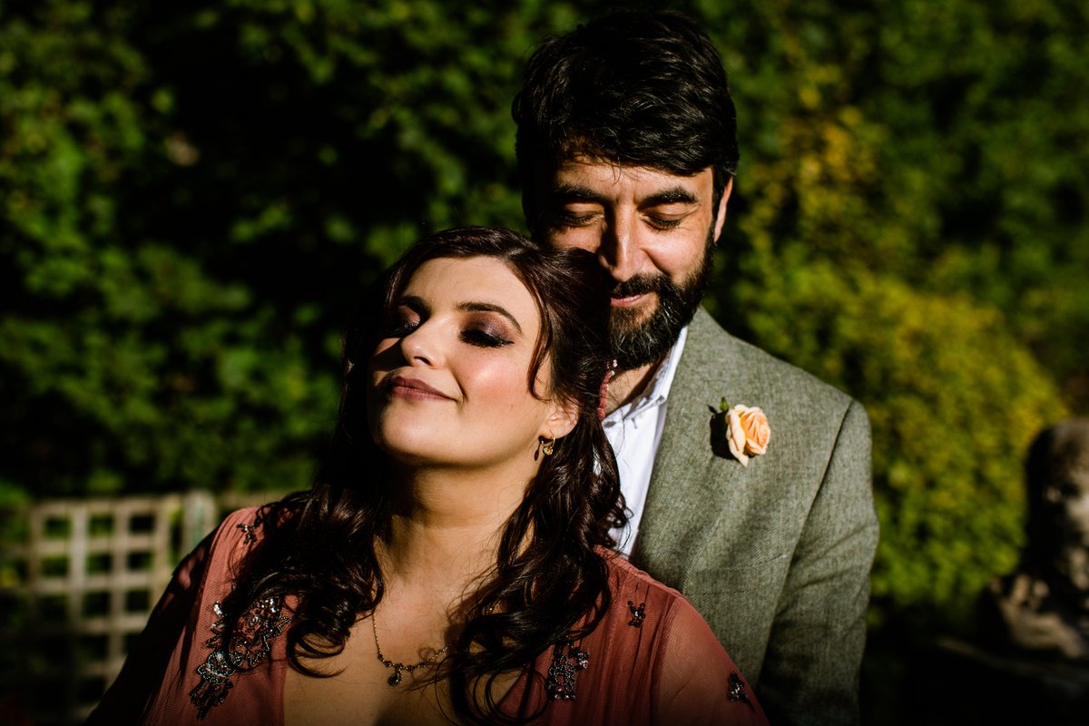 It was short and sweet, but an absolute joy to take some portraits of Cordelia and Spencer on Friday, just married. There were a dream to photograph in the Autumn light. #microwedding #2020wedding