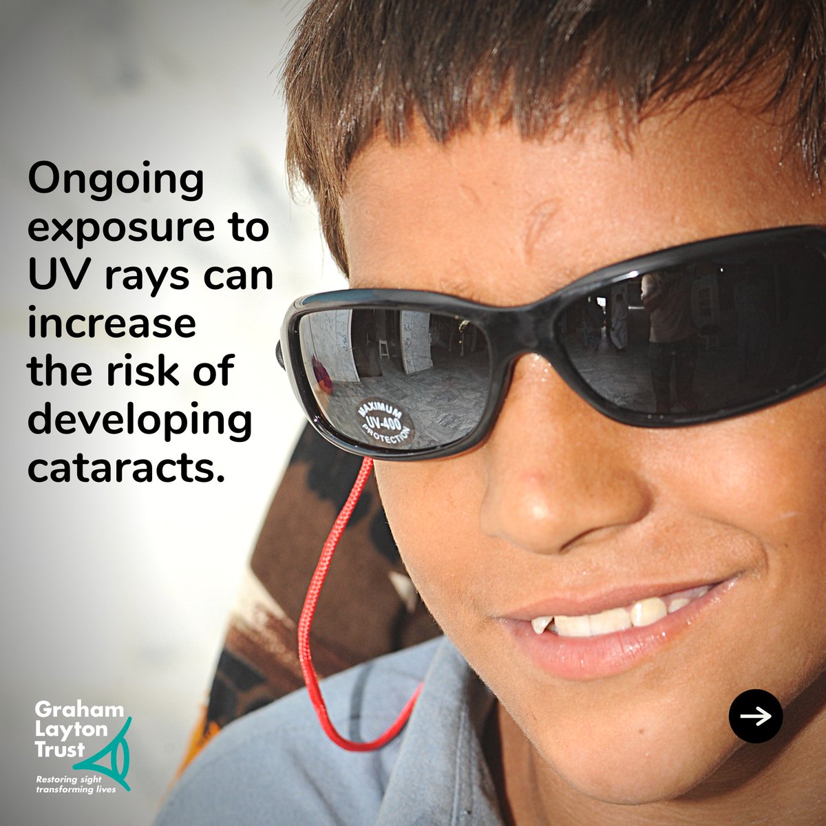 LRBTUK's tweet photo. Ongoing exposure to direct sunlight without protective eyewear can increase the risk of developing #cataracts or possibly #maculardegeneration. Protect your eyes by wearing sunglasses when it's sunny! 
#Eyehealthweek #GLT #Eyecare #Eyesight #Eyeprotect #Vision #Sight #UVrays #Sun https://t.co/iiEeSU8WTM