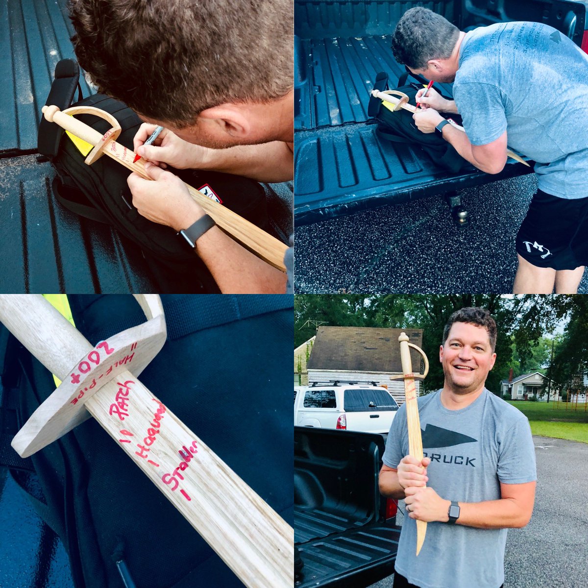 F3Stabler's tweet photo. @F3ENC
⚔️🎒got my name on the cutlass ☑️
One down. Four to go.
#PushFor100 https://t.co/ThgtemPfQ6