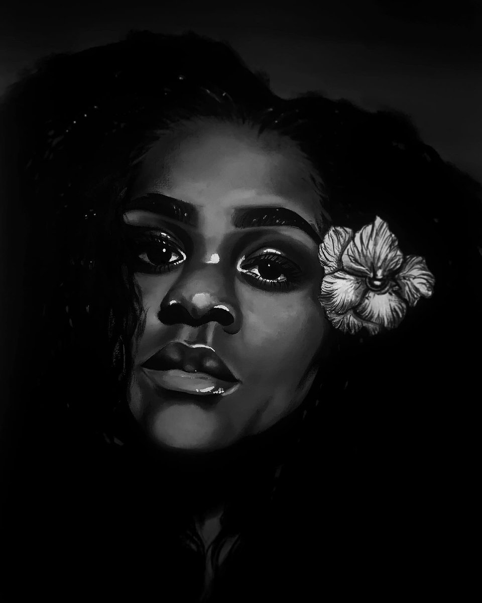 tarakera_'s tweet photo. The painting vs the original photo! All done by me 🥰 https://t.co/TpWoT73L9R