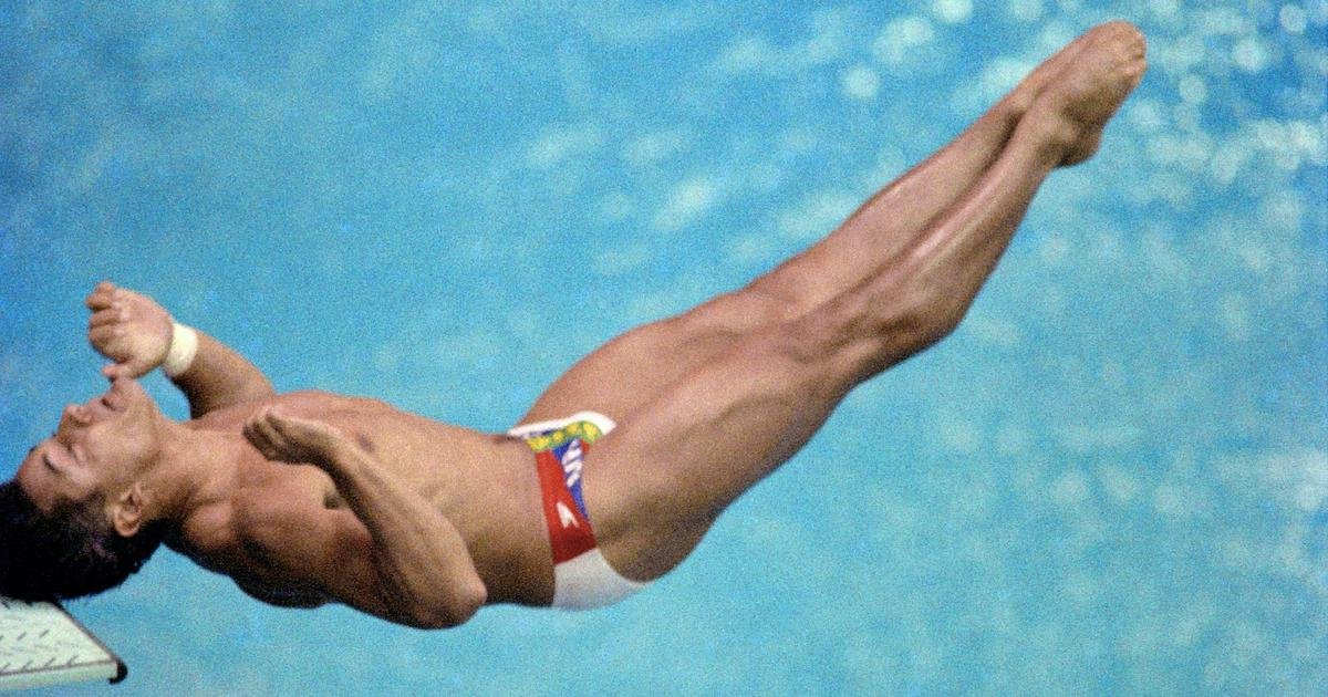 #66When Greg Louganis injured his head at the 1988 Olympics - some blood got in the pool and the diver was "paralyzed with fear" that someone might catch the it. He had been diagnosed with the virus in the lead up to the games and the stigma attched with HIV then was immense