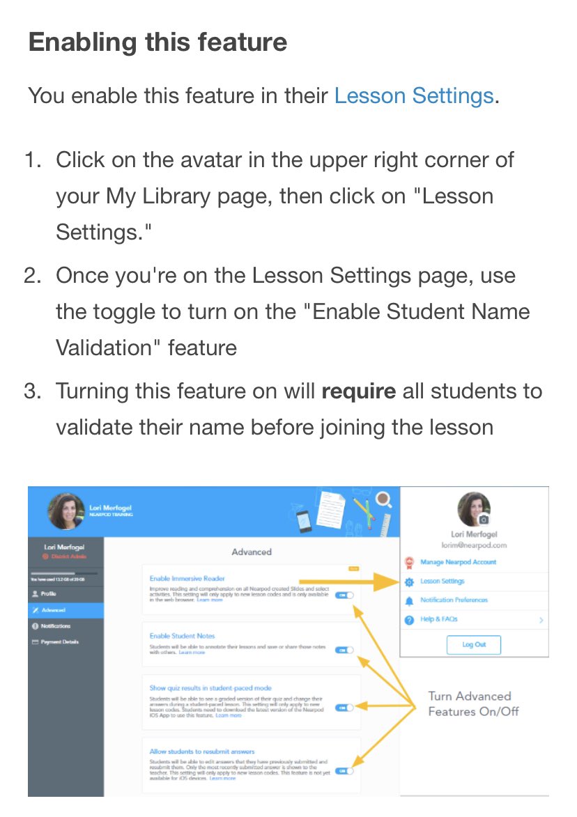 MrColli1's tweet photo. #Nearpod
#Accountability
#Live_Lesson
#Adapt_Evolve
Student names will show up that match the assigned student account. Verifying for you all the members in your class as you teach your lesson... https://t.co/2x3jQry9po