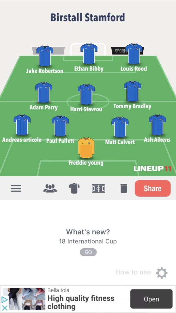 Birstall Stamford 4-3 syston Brookside 

Big win against a very good side 
<a href="/ppallett7/">Paul Pallett</a> ⚽️
<a href="/Jake_Lesta/">Snakes'</a> ⚽️
<a href="/Ethanbibby7/">Eth🤙🏽</a> ⚽️
Louis Rood ⚽️