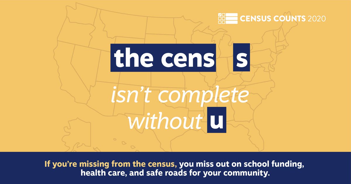 NJSocActionDST's tweet photo. The Census is incomplete without you. Go to https://t.co/Rme2paBwa7 and get counted. #YouMatter #CountdownToYourFuture @censuscounts https://t.co/Vza0uHPF9O