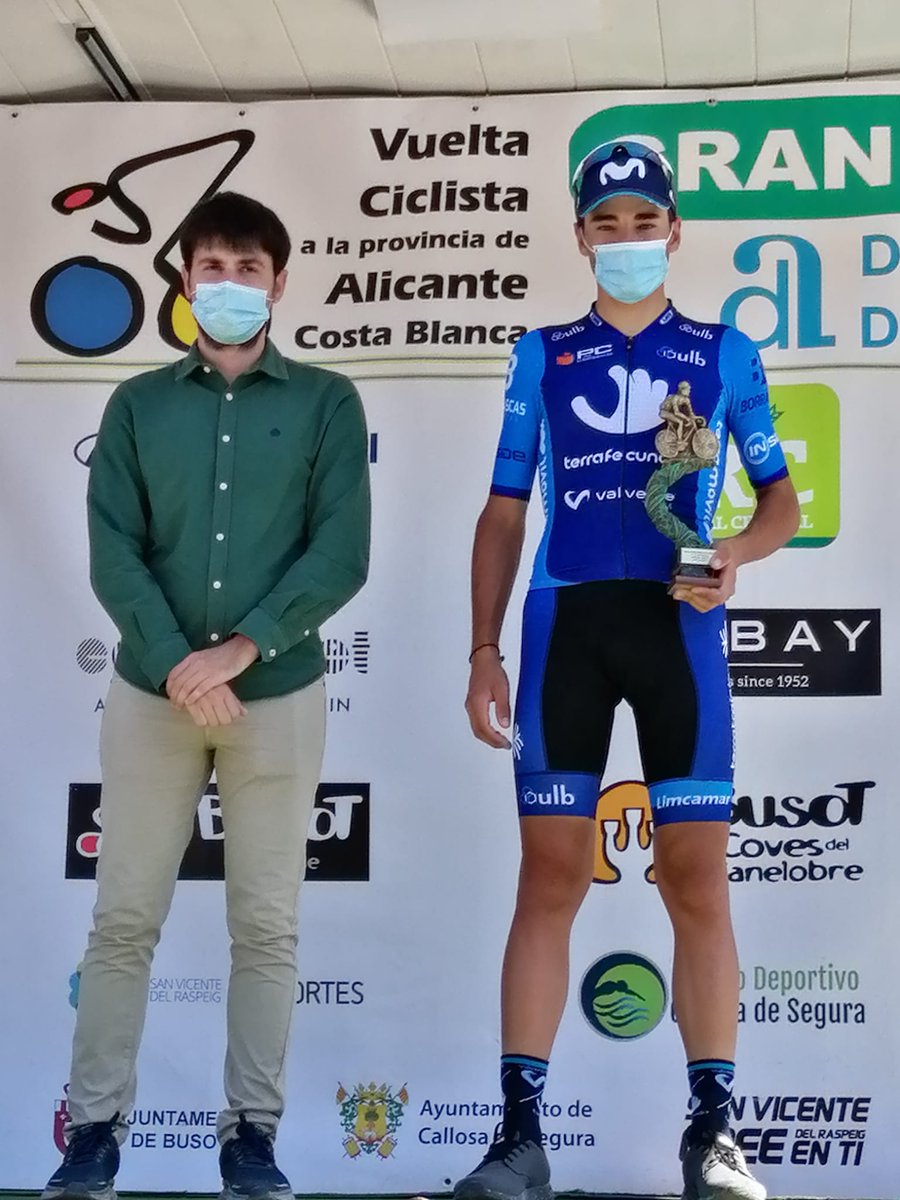 #VueltapAlicante20 Orgullosos de este podio de <a href="/pedroAntoni123/">Pedro Antonio Rodrig</a> en la última vuelta de la temporada. Un ciclista que ha pasado por todos los escalones del equipo desde cadetes y que además se ha apuntado el triunfo entre los sub 23.