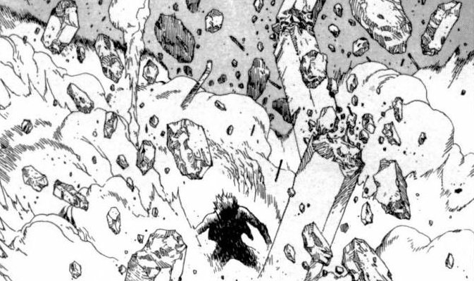 Et la destruction ambiante est aussi un grand point commun entre Naruto et Akira.