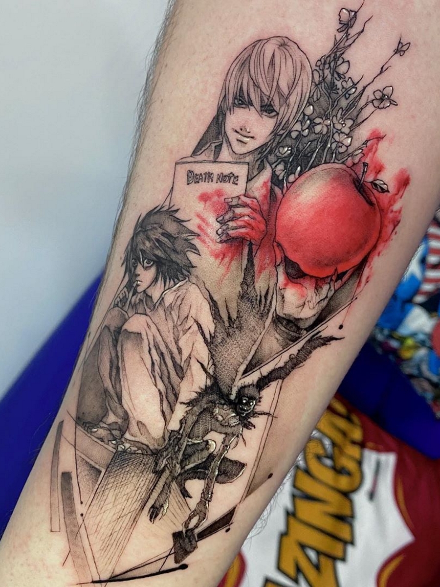 Death Note tattoo by Kozo Tattoo