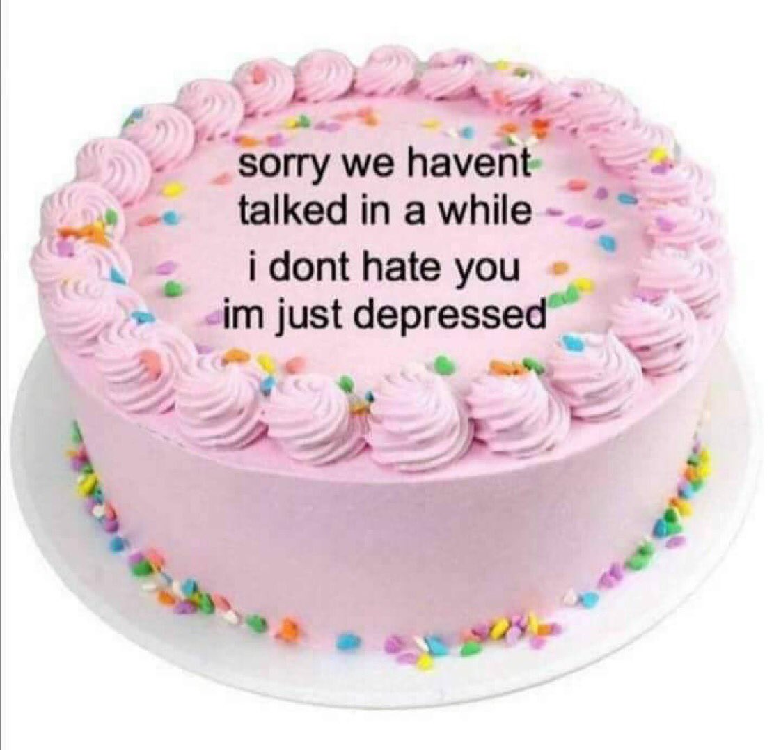 somethinglovely's tweet photo. sorry i ghosted u, i made u a cake https://t.co/m22xwHbmki