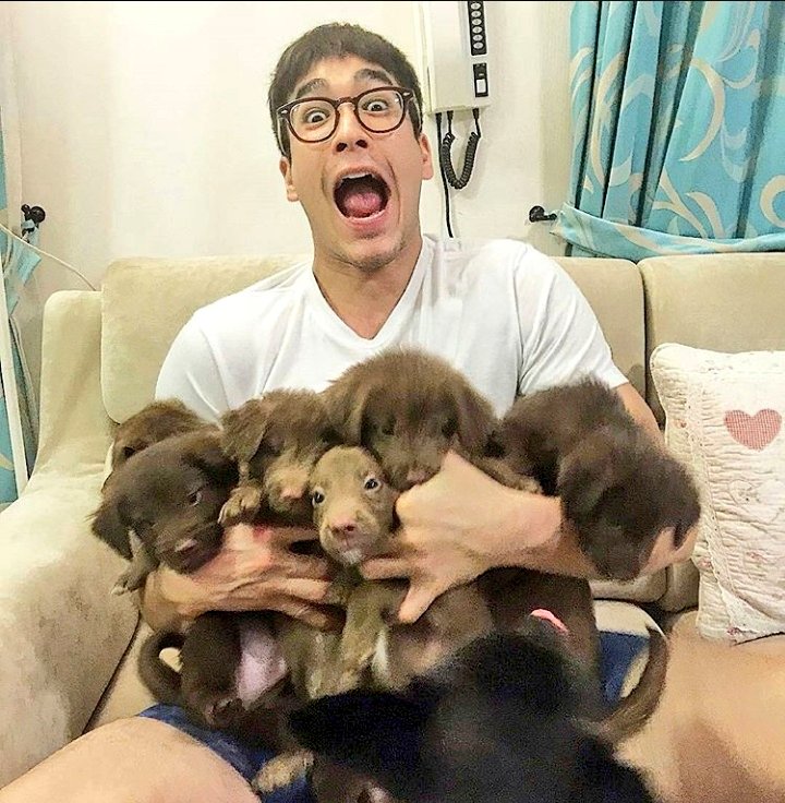 Btw, did you know that Yenyen had a boyfriend and got pregnant. Nadech sulked for two weeks because he didn't know she had a bf and suddenly she was preggers He got over it tho and loved her puppies too! #ณเดชน์  #nadech  #kugimiyas