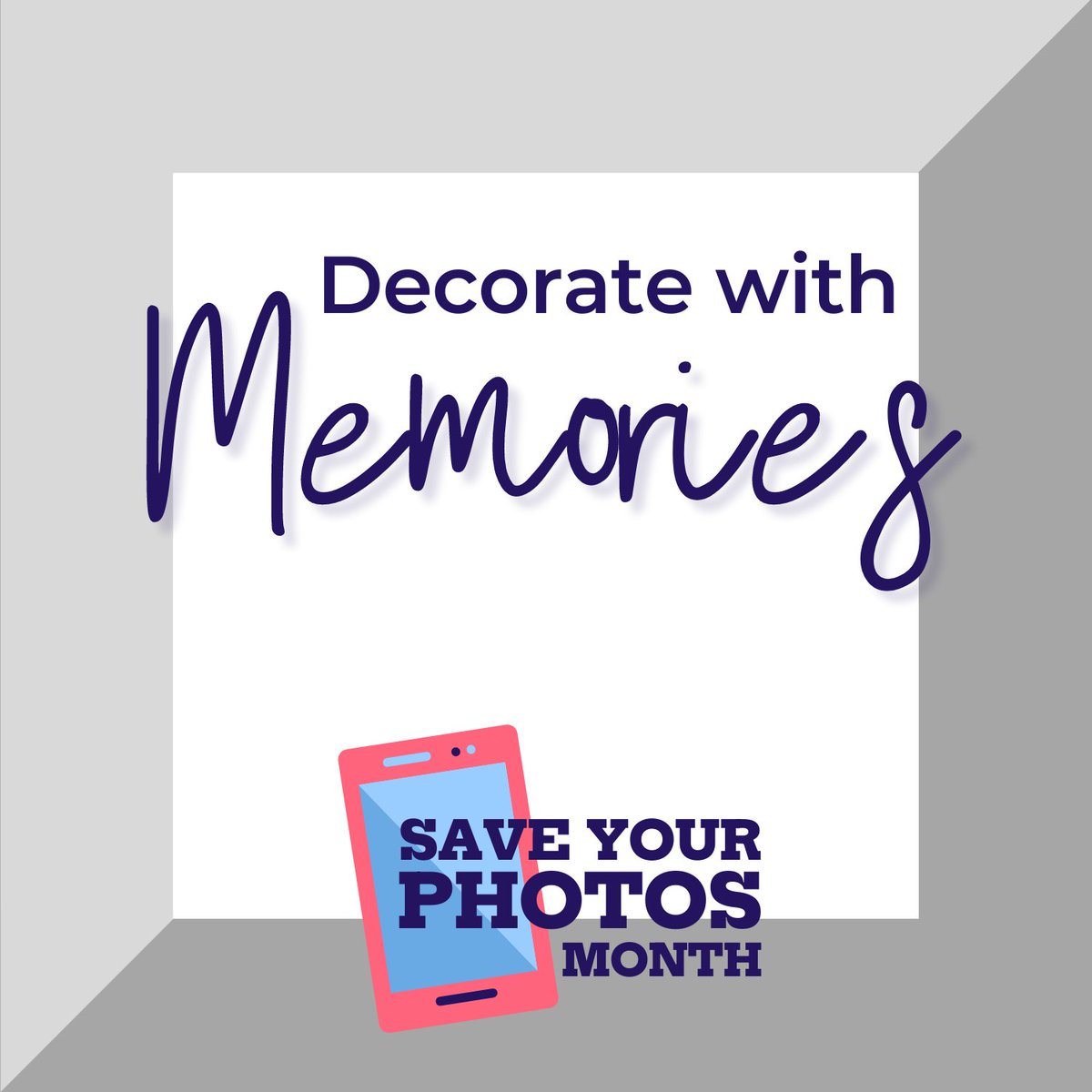 Surrounding ourselves with favorite pictures creates a happy, loving environment for the whole family. These memories provide a positive reflection of our lives, especially during difficult times. #SaveYourPhotos2020