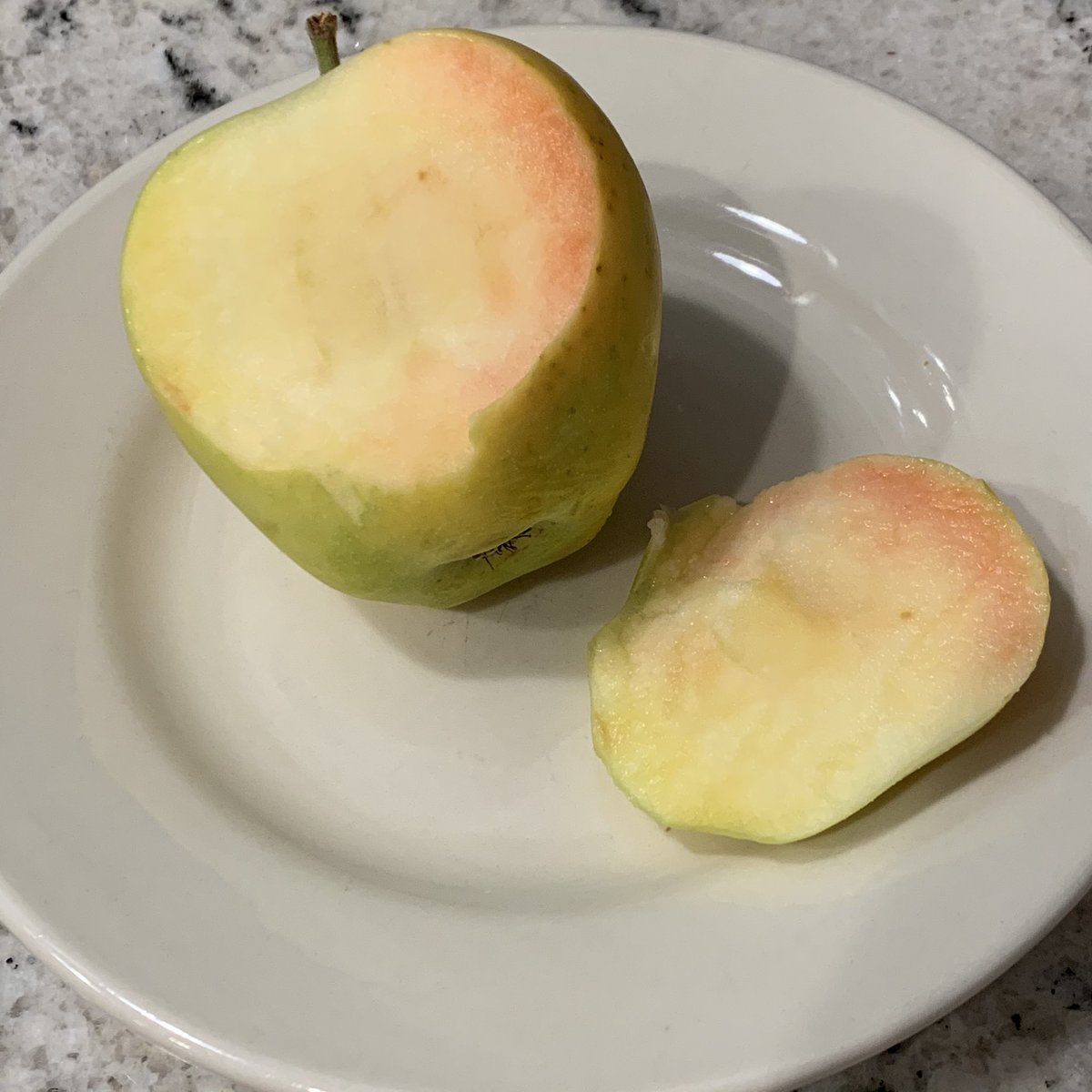 Pink Pearl: This is a highly biased review — I think I did not get the best apple in the first place and they do NOT store well. This apple absolutely sucks - mealy to the point of inedible, I spat it out. Also: NOT PINK ENOUGH. 0/10