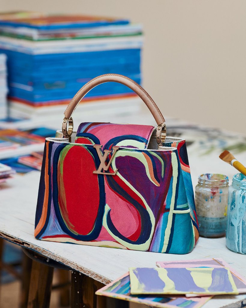 Louis Vuitton on X: Embroidered painting. #JoshSmith's signature canvases  inspired his Louis Vuitton #Artycapucines, with extensive stitching  replicating his expressionistic brushstrokes. Explore the limited-edition  collaboration at