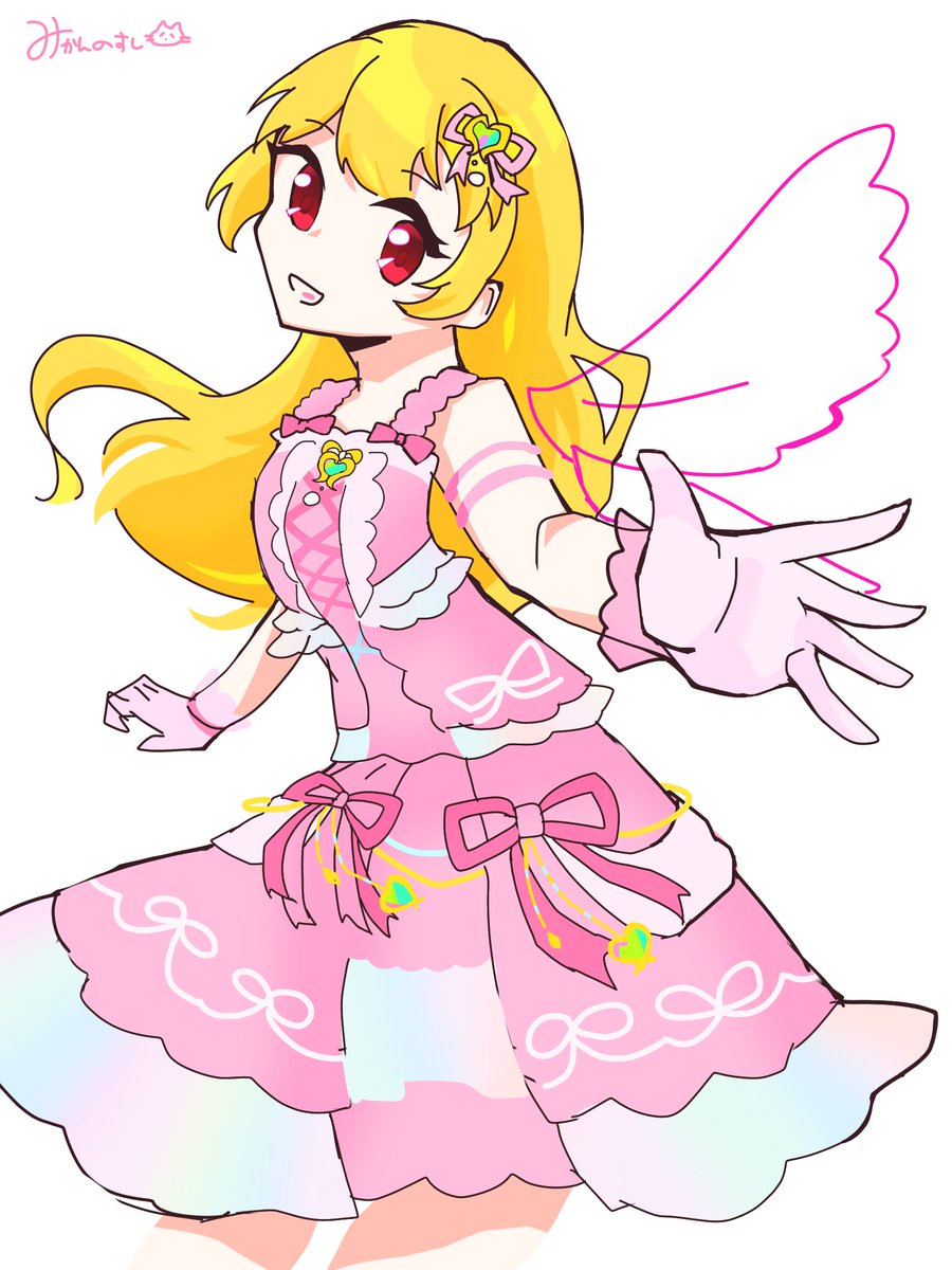 アイカツ アイカツ版深夜の真剣お絵描き60分一本勝負 お題 天使のモチーフ 初ワンドロで みかんのすし のイラスト