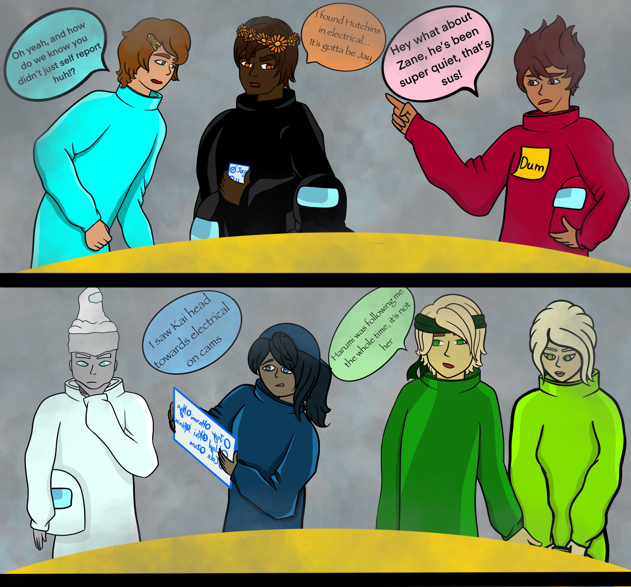 Mint on X Among us with the ninja because tbh season 8 really fits it in my opinion with you know who Ninjago AmongUs https t 8LhMLQBjT8 X