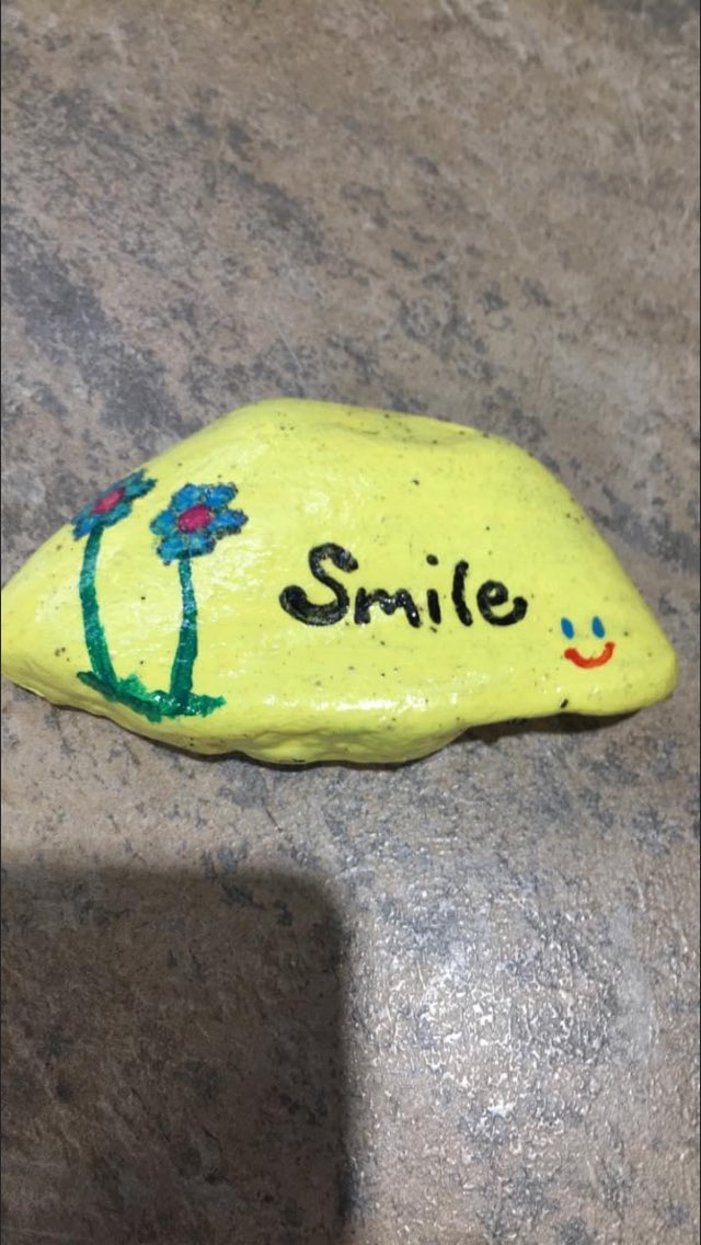 Found this rock at Pughs garden centre Radyr. Will re-hide later. @pughsgarden <a href="/RadyrHistory/">Radyr History</a> 💞💞