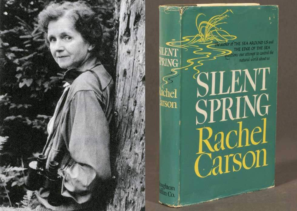 THIS DAY IN HISTORY: 58 years ago Silent Spring was published - and it is still very relevant today. ow.ly/bGXL50BzwYl #WomanScientist #SilentSpring