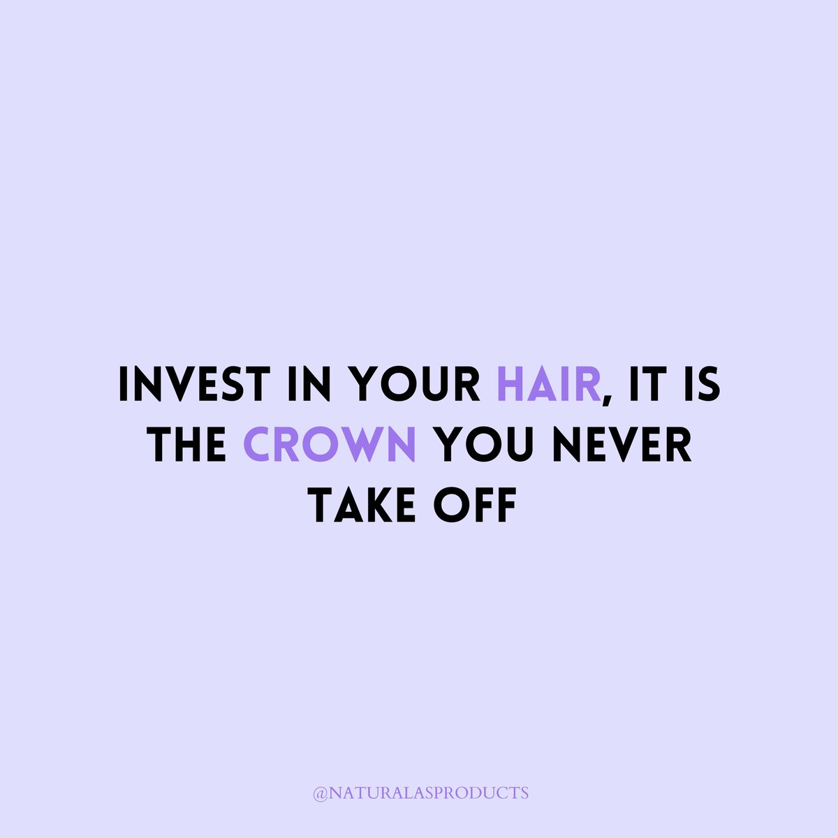 shopnaturalaspr's tweet photo. Invest in your crown, it is the crown you never take off 👑 https://t.co/1eYVn65Yc8