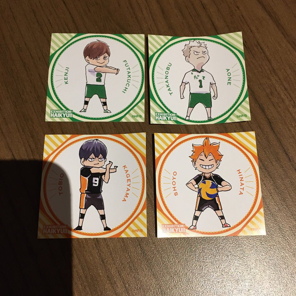 岡レモン ハイキュー ハイキュー展 ずんだ饅頭 ちびキャラ シール 譲 日向 影山 二口 青根 求 及川 28日時間により仙台駅周辺にて手渡し 後日郵送での交換可能です 郵送は硬質ケースでの発送可能な方のみ よろしくお願いいたします T