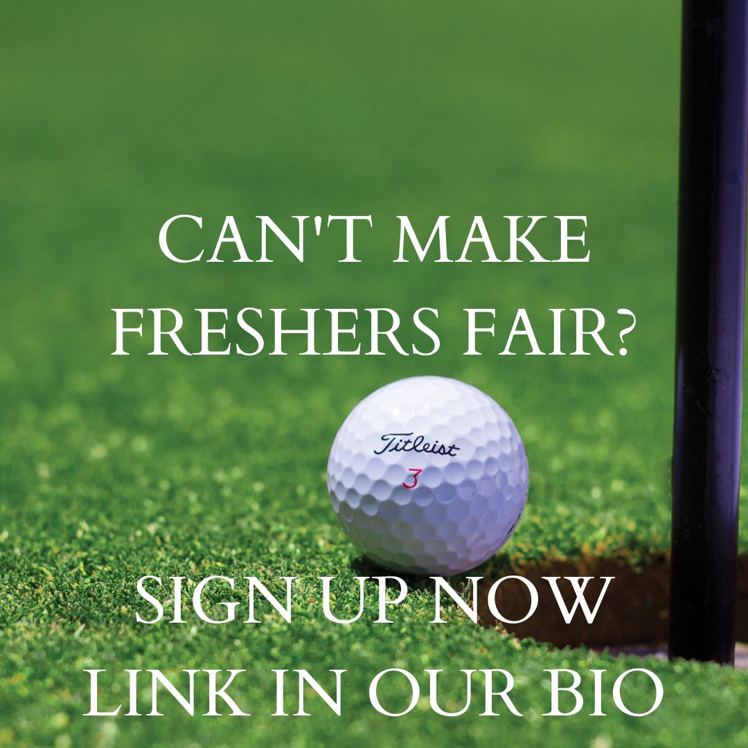 Sign up now link is in our Bio #golf <a href="/NTUSport/">NTU Sport</a>