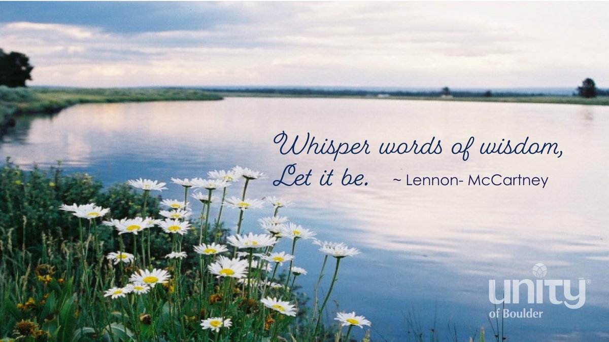 UnityBoulder's tweet photo. Tune in Live 11am MST Sundays for our Experiential Spiritual Gathering of peace &amp; celebration! 

https://t.co/GskA1d3PLn OR Facebook Live

#unityboulder #unity #letitbe #thebeatles #spiritualityboulder #spirituallife #soulhealing https://t.co/NitNe1jBtZ