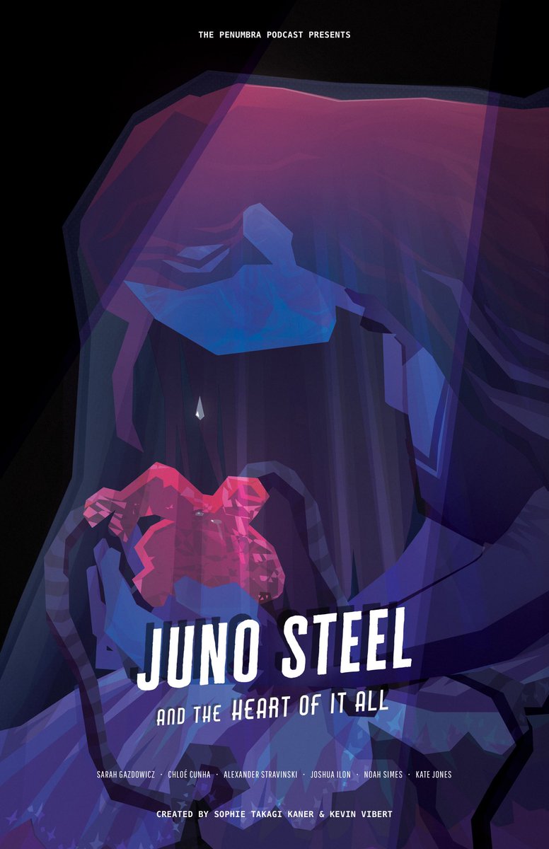 thepenumbrapod's tweet photo. For $4 Patrons, Juno Steel and the Heart of it All is now available for streaming. (You can still pledge and get it right now!) 

For everyone else — we’ll see you on Tuesday 😉 

https://t.co/CTipxTIyxM https://t.co/3JYil6OOSY