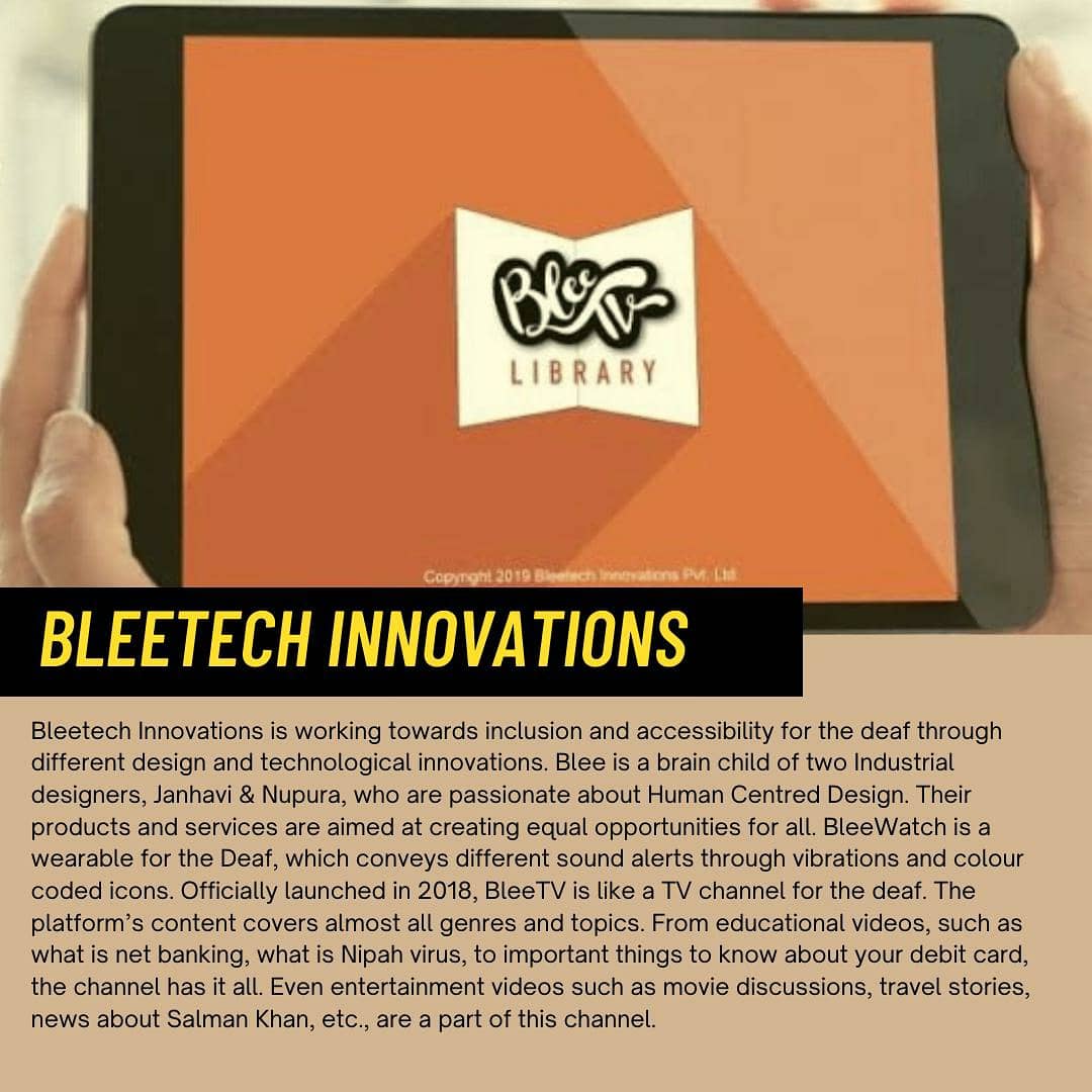 VcbayN's tweet photo. Today is the 'World Deaf and Mute Day'.Lets take a look at some Indian ventures rocking it in this space and have a moment to appreciate their  vision and efforts!
#entrepreneurship #entrepreneur #Anukrama #Atulyakala #BleetechInnovations #NukkadCafe #vcbay #vcbaynews #deaf #CEO https://t.co/jZaYGOhbQJ