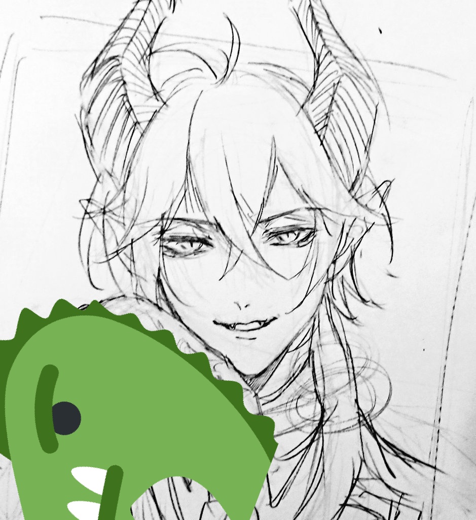 これは前に描いたけど途中でやめたマ様(顔) 