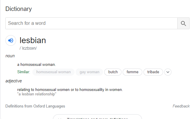 first of, what is a lesbian ? and what is non binary ?