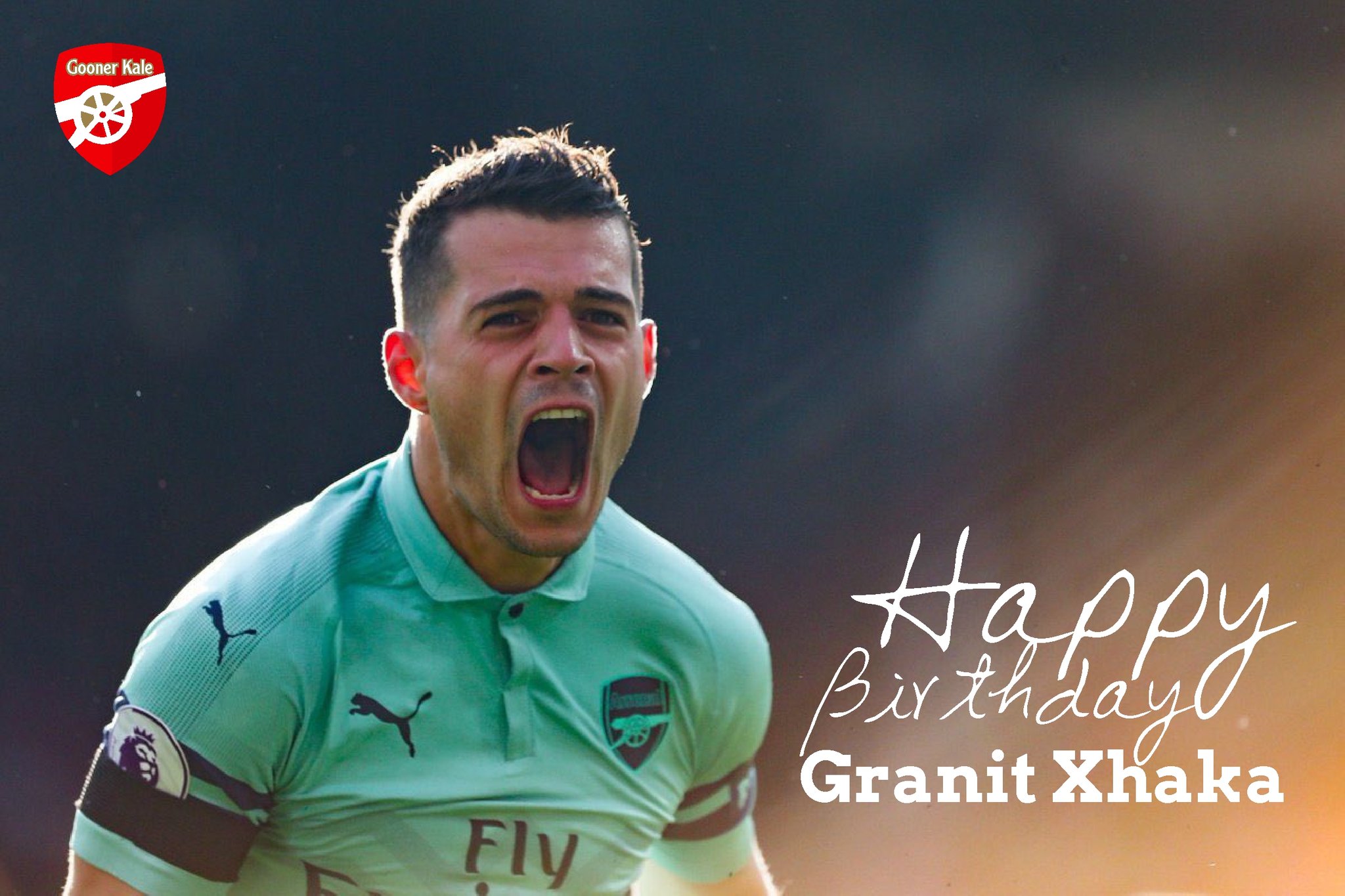 Happy birthday Granit Xhaka. 