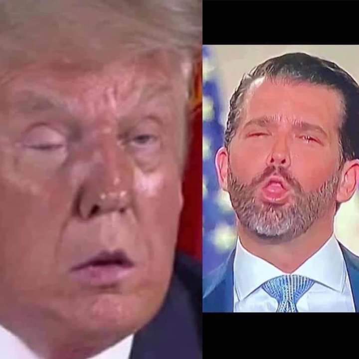 @realDonaldTrump Trump wants a test for select drugs. Biden can insist on a comprehensive test for ALL drugs & results made public. A rock literally flew out of Trump's nose and he & Diaper Jr. were lit af at #RNC2020  twitter.com/Midmomel/statu…