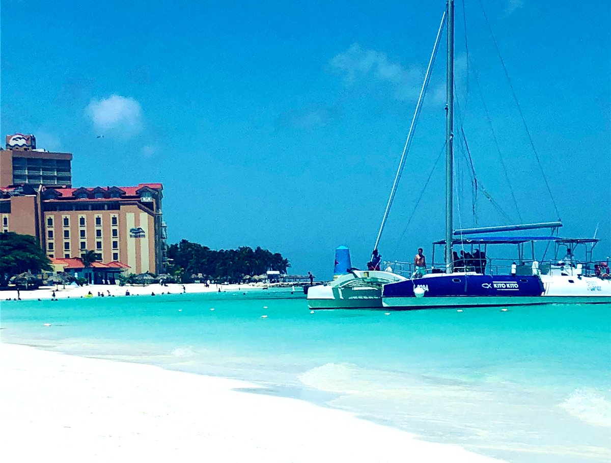 Baby when it’s cold outside it’s always beautiful weather in Aruba. #HappyOursVillaAruba