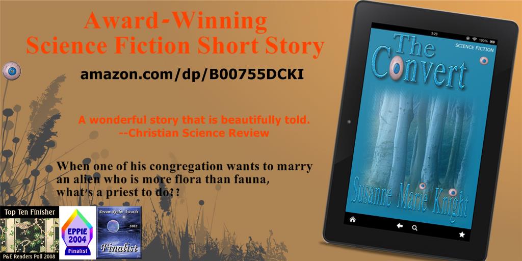SusanneKnight's tweet photo. https://t.co/wvlolTBatz
#shortstory Sunday!
“The Convert”: FIVE STARS!--Scribes World Reviews
#sciencefiction #scifi #ReaderFav #awardwinning #Kindle #Smashwords #indieauthors #WritingCommunity #authors #amreading #RomanceSG https://t.co/zKYgTY2Z3J