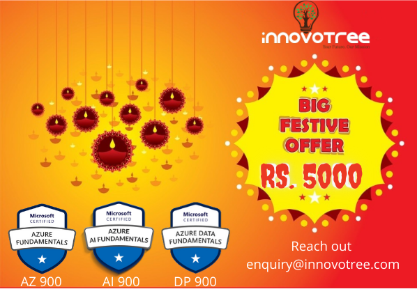 alagunilam's tweet photo. Dear Connections,
InnovoTree Technologies Announcing some incredible festival offer for Microsoft Fundamental Courses!!!
Special Festival Offer!!! Limited Seats Only!!!
100% Pass Guaranteed!!!

Register Here:
Fundamental Certifications - https://t.co/5bh25mE59Q

#innovotree #MCT https://t.co/2SVQfGqGvh