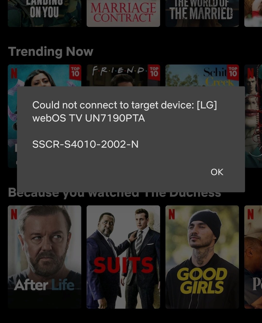 Aarnav Saaketh 🚀 on X: @Netflixhelps @achinto_k @NetflixIndia @netflix  @Netflixhelps @LGIndia @LGUS seeing the same error on LG Smart TV  t.coB1hAb3CWF8  X