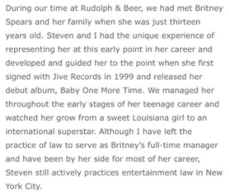Larry Rudolph has been a central figure in Britney's life since he "discovered her" when she was 13 years old. Managing most of her career, Larry actually has an extremely checkered past that should concern everyone who is paying attention to the  #FreeBritney movement.