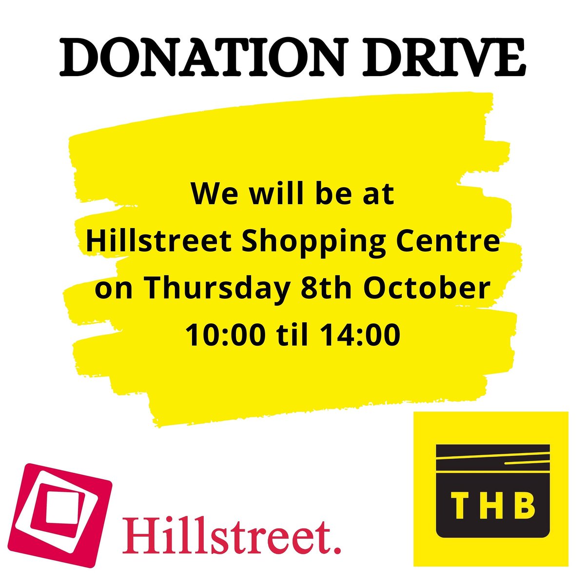 thbteesside's tweet image. Come and see us in Hillstreetshopping on Thursday 8th October 
We are collecting #donations and #fundraising so we continue our vital work. See you soon 💛
#THBTeesside #middlesbrough #TheHygieneBank