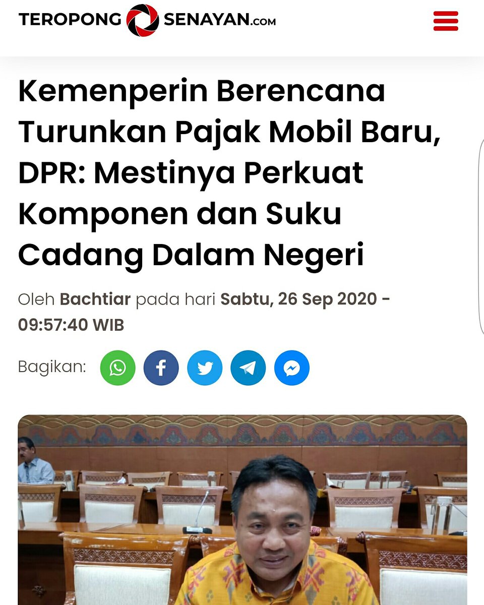 temanparta's tweet photo. "Tapi apakah momennya pas, bukankah sekarang suasana pandemi, dimana terjadi penurunan daya beli yang sangat rendah," 

https://t.co/0NjNucIXZy

#nyomanpartash #komisi6dprri @DPR_RI @PDI_Perjuangan @PDIP_Bali #temanparta #perkuatkompenen #sukucadang #dalamnegeri https://t.co/mA7mhQK8Be