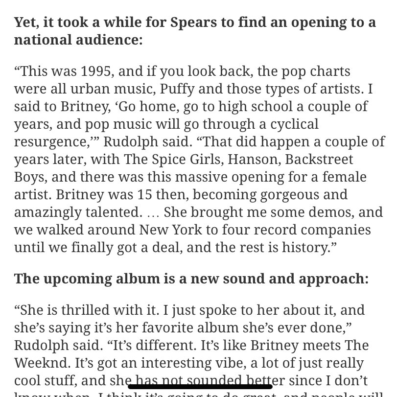 Not only was he pursuing business with an extremely young girl, but Larry openly admitted in this interview that Britney was 15 and "becoming gorgeous" so he wanted to get her a record deal. What a creep!  #FreeBritney