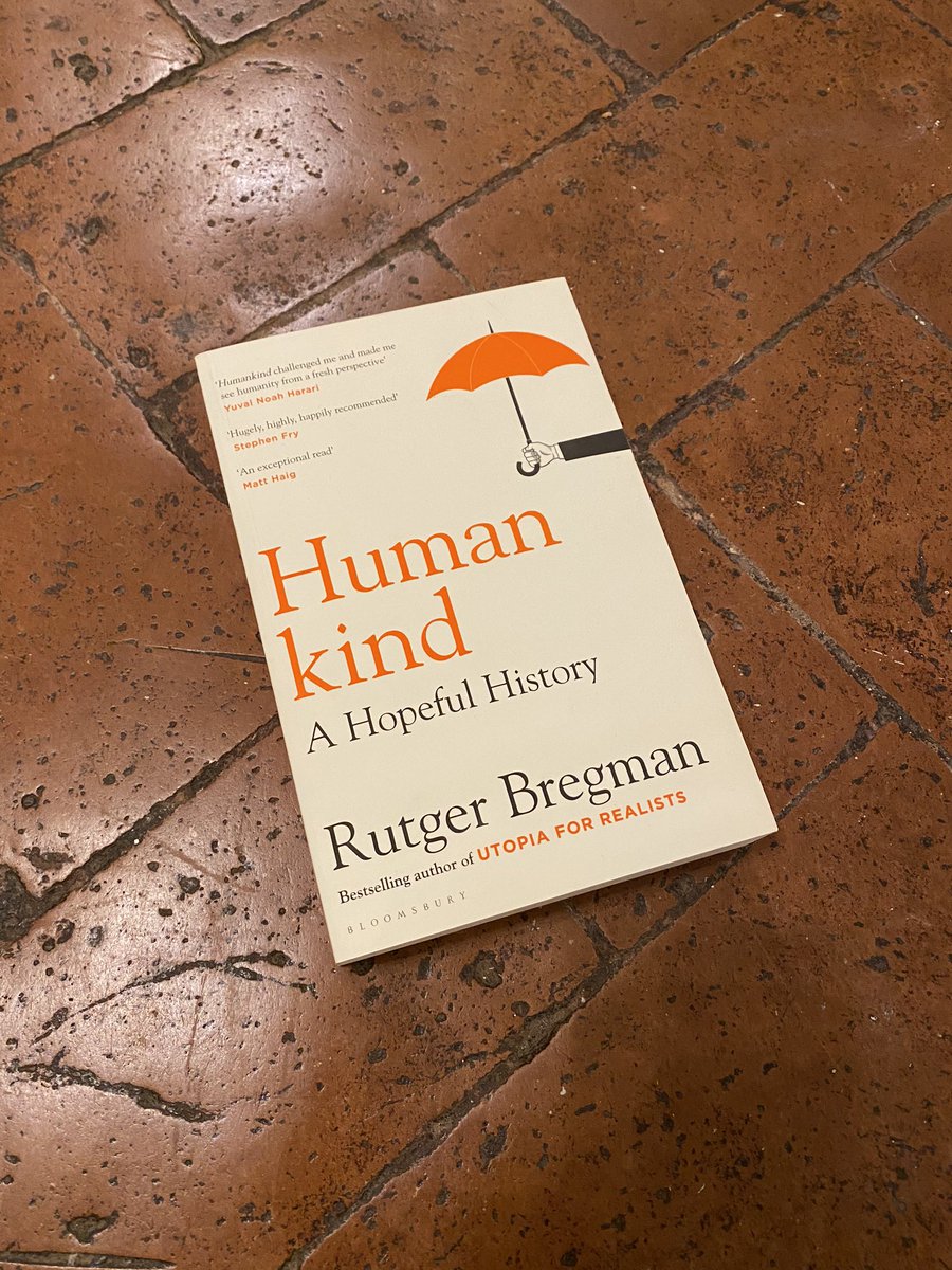 An excellent book! Warning - a difficult read for pessimists, cynics and all those who find salt in their cornflakes. <a href="/rcbregman/">Rutger Bregman</a>