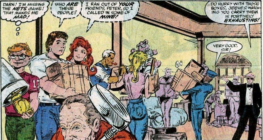 MadddScience's tweet image. Alfred E. Neuman makes a cameo in The Amazing Spider-Man #300 to help Peter move in to his new house. ift.tt/369WsF1