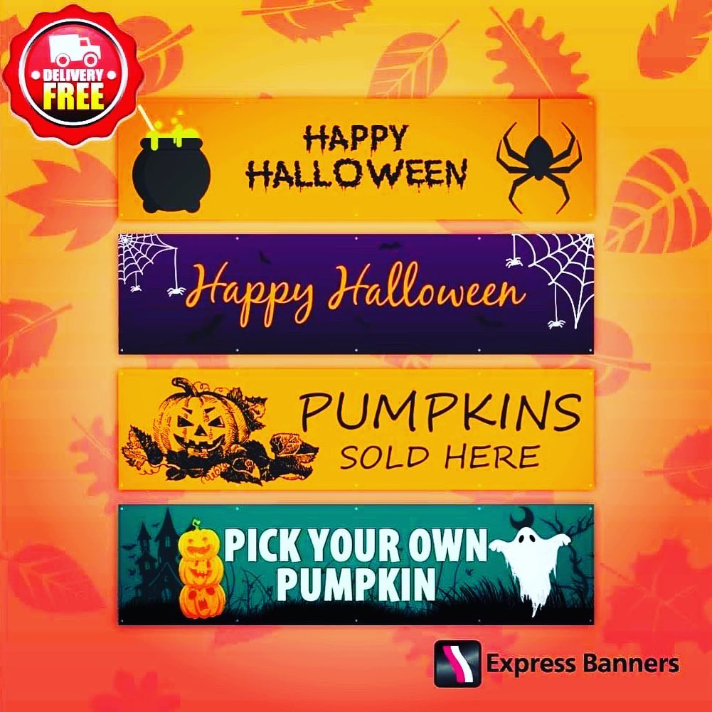 #ebay #ebayshop #halloween #christmas #pvc #banner