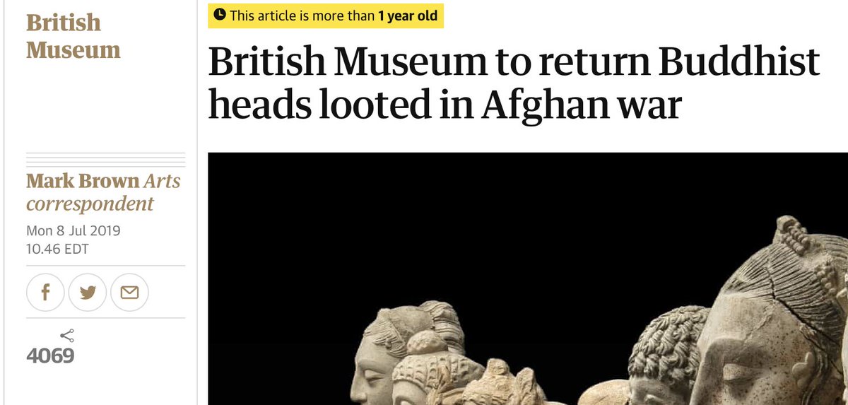 Previous examples of the British Museum working with government agencies being hyped by British media