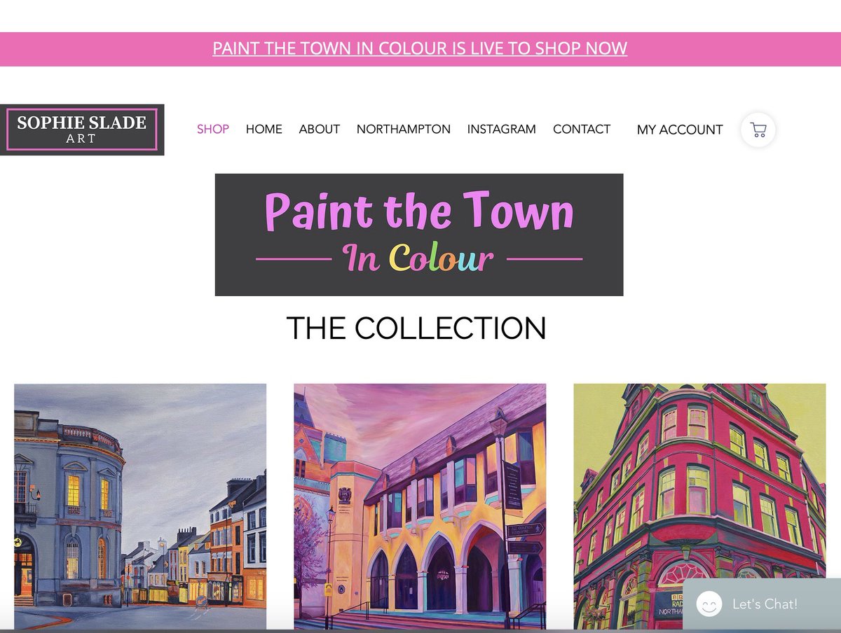 My online store is live 🌟
SophieSladeArt.com

#northants #northampton #paintthetownincolour #nn #northamptonart #lovenorthampton 
#businesslaunch #colourfulart #architecturepainting