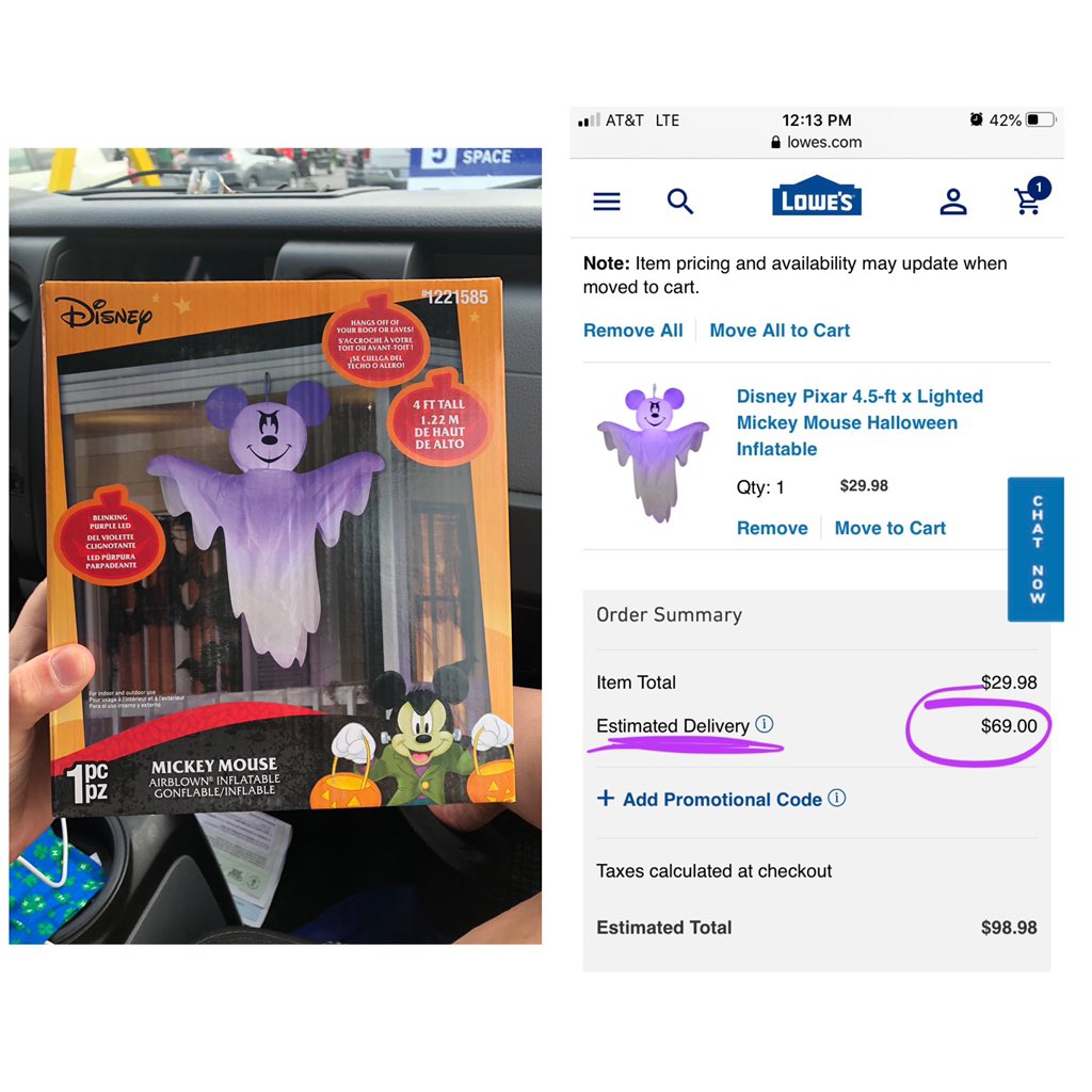 hellofitnessjen's tweet photo. Hey @Lowes WHY would a box this small cost $70 to be delivered?!?! Found it local but SERIOUSLY??? https://t.co/WTcGdUtE4r