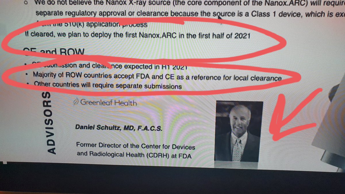 The bull case is strong *IF*  $NNOX gets FDA approval. First units deployed in 2021, FDA often good enough for other countries, and they have an FDA expert as an advisor. Surely this is good to go, right?!