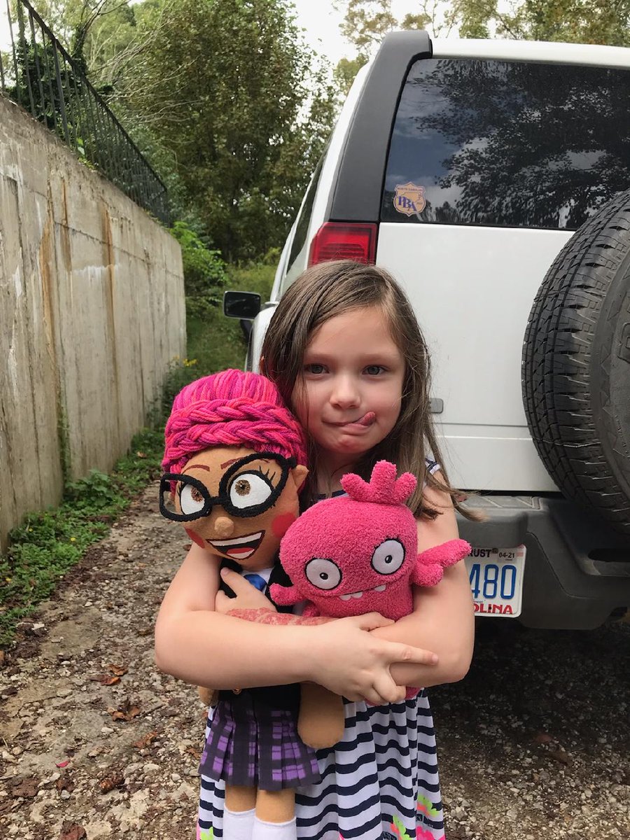 Bennett_Bunch's tweet photo. When your bestie is the most talented person ever, she's able to create the doll of your child's dreams for her 6th birthday. Thank you @SaraJStew for your @CreateLikeAGirl powers!
@uglydolls will forever be one of her all-time favorite movies and now we finally have a Mandy! 💜 https://t.co/SG53iQdx5t