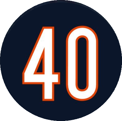 ClubhouseCancer's tweet photo. Hey @ChicagoBears, How hard would it have been to put a simple #40 sticker on your helmets this week to honor a legendary franchise NFL HOFer who passed this week? #RIPGaleSayers #BearDown https://t.co/IRugVGe2jU