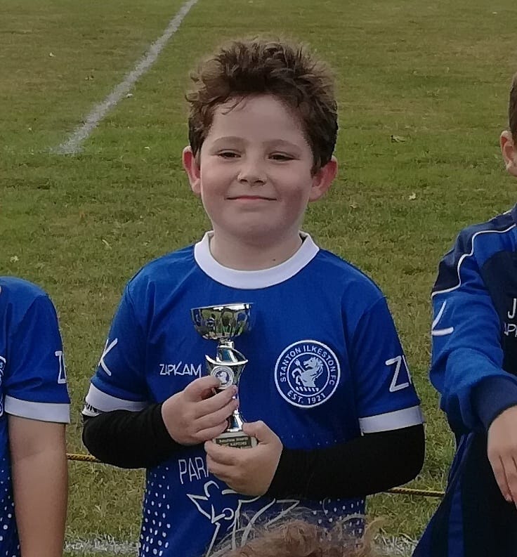 Well done to Under 9s Raptors team captain Lucas this morning. Fantastic communication and 2 excellent goals led to him being awarded the Man Of The Match trophy in their match Vs Darley Sports #stantonilkestonfc #oneworldonestanton #football #ironmen #ironladies