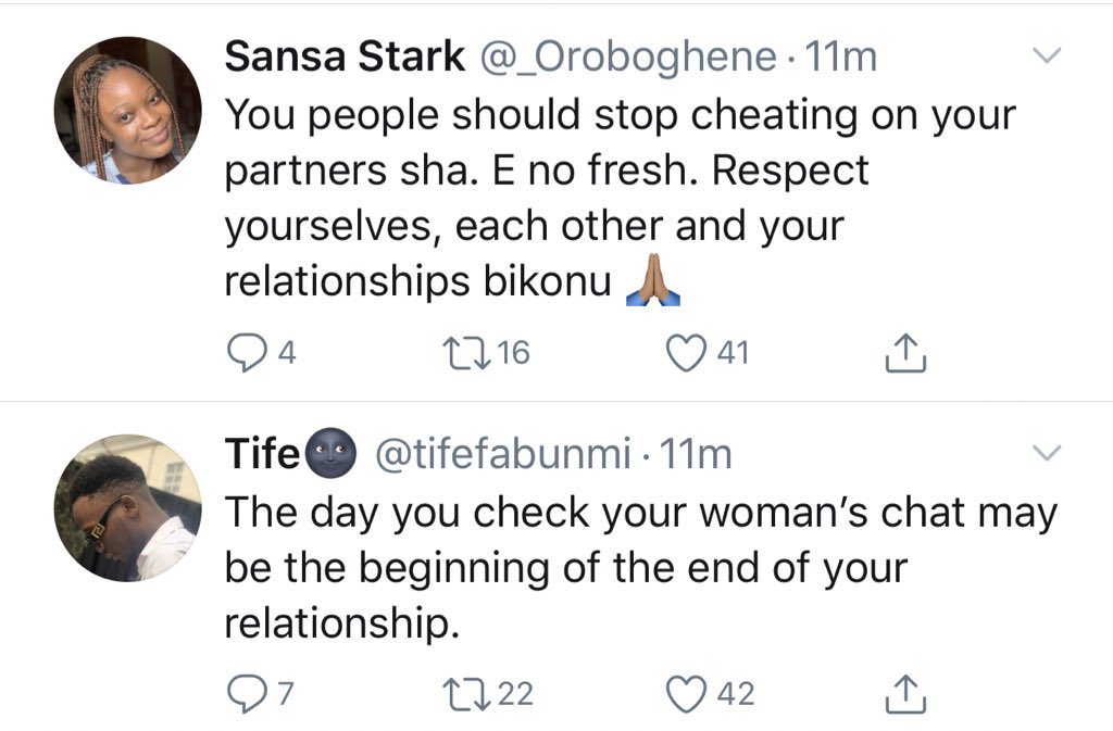 10.I bring you little advice from Relationship Twitter 