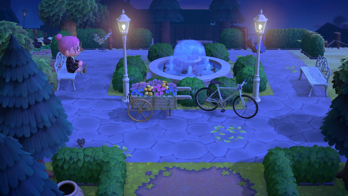 rumiharu's tweet photo. Nueva plaza^^ #AnimalCrossing #ACNH #NintendoSwitch https://t.co/0JMb0ojpz2